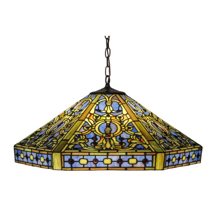26 Inch Wide tiffany elizabethan Pendant