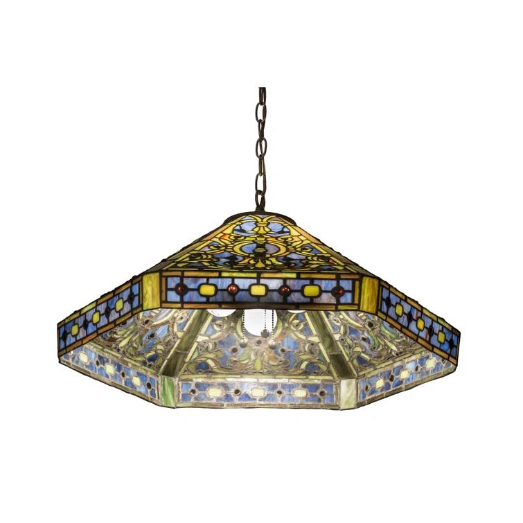 26 Inch Wide tiffany elizabethan Pendant