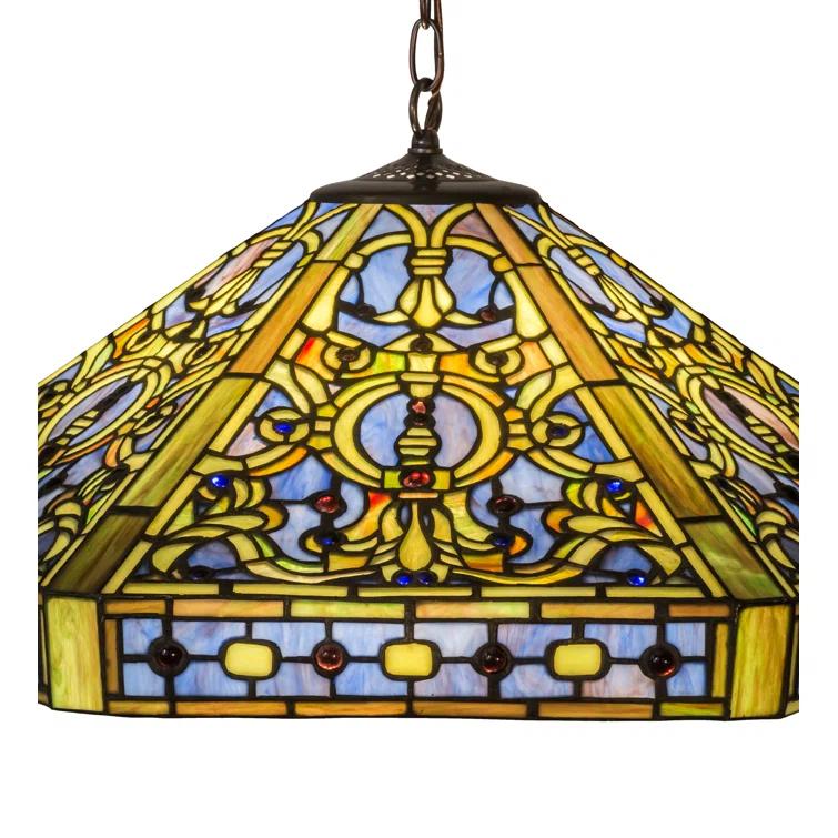 26 Inch Wide tiffany elizabethan Pendant