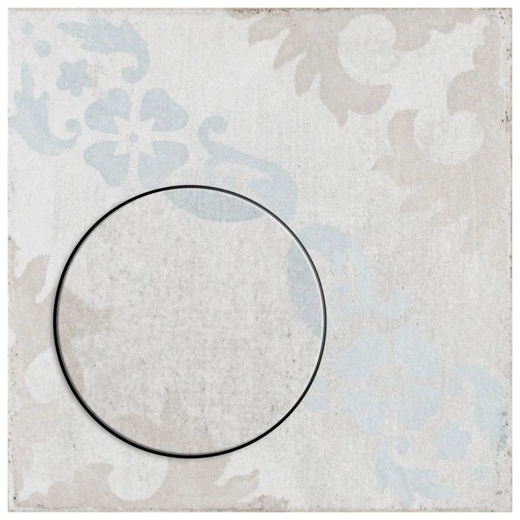 Barcelona 6" x 6" Porcelain Patterned Wall & Floor Tile