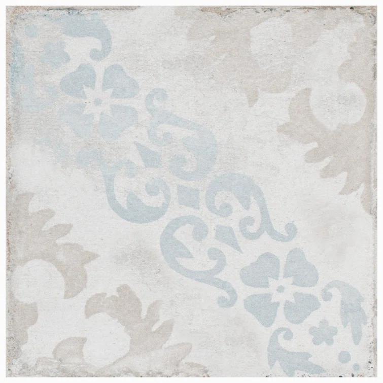 Barcelona 6" x 6" Porcelain Patterned Wall & Floor Tile