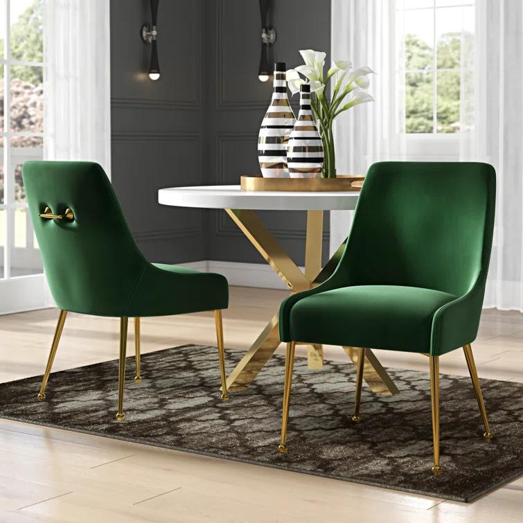 Rickyah 19.5'' H Velvet Upholstered Side Chair
