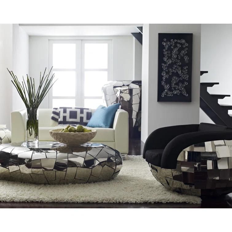 Crazy Cut Solid Coffee Table