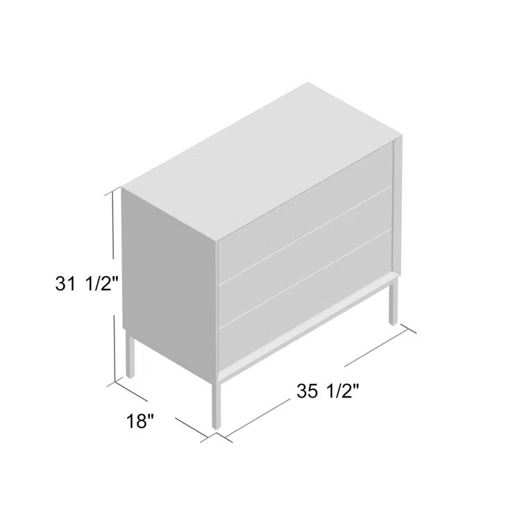 Josie 3 - Drawer Dresser