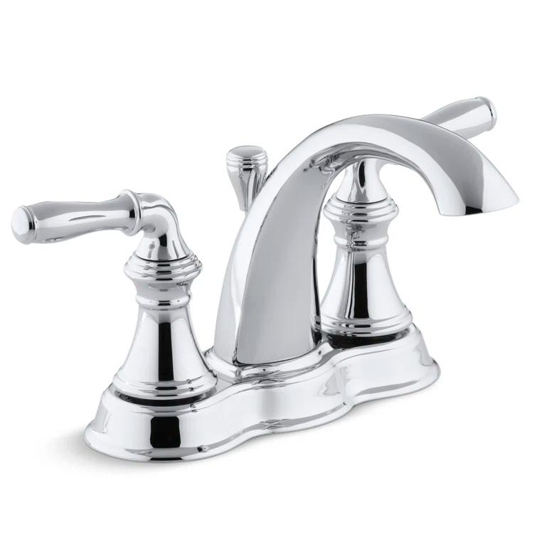 Kohler ® Devonshire ® Widespread Chrome Bathroom Sink Faucet
