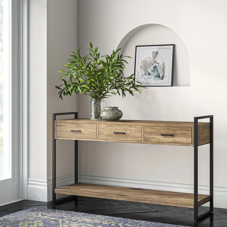 Riverside 54.3'' Solid Wood Console Table