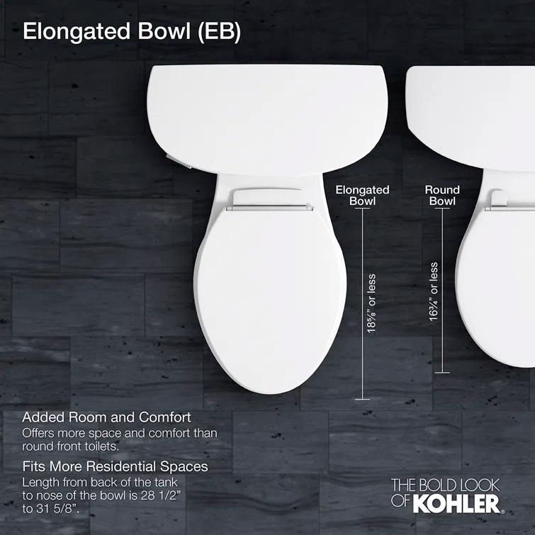 Wellworth 1.6 GPF Elongated Two-Piece Toilet Seat Not Included