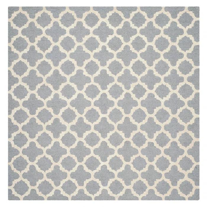 Hand Tufted Wool Geometric Rug