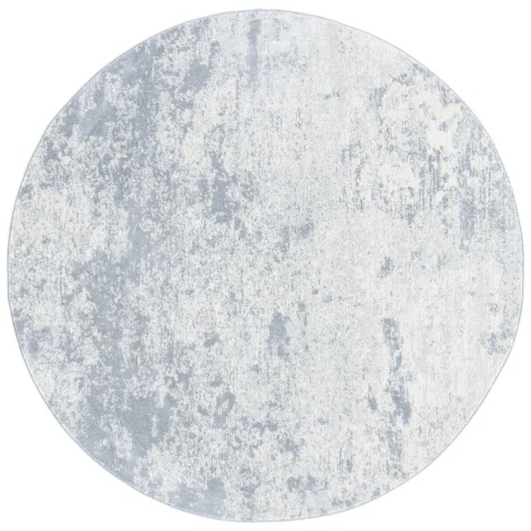 Steelside™ Adilene Abstract Light Gray/Ivory Area Rug