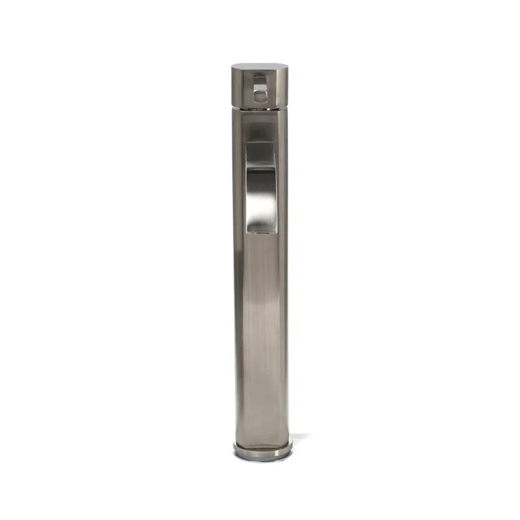Kraus FVS-1007-PU-10SN Kraus Ramus Vessel Mixer Single-Handle Bathroom Faucet with Matching Pop-Up Drain