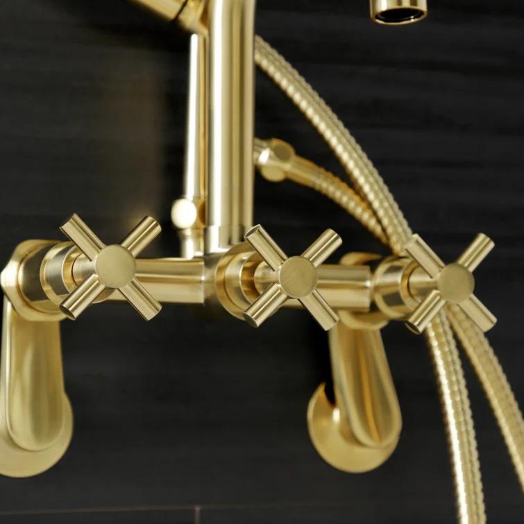 Kingston Brass Kingston Brass Concord Wall Mount Clawfoot Tub Faucet AE8457DX