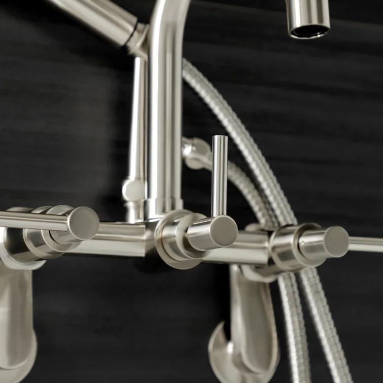 Kingston Brass AE8458DX Kingston Brass Concord Wall Mount Clawfoot Tub Faucet