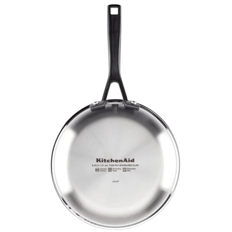 KitchenAid ® 10-Piece 5-Ply Clad Stainless Steel Cookware Set