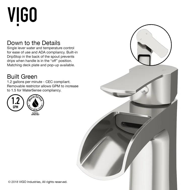 Paloma Single Hole Bathroom Faucet