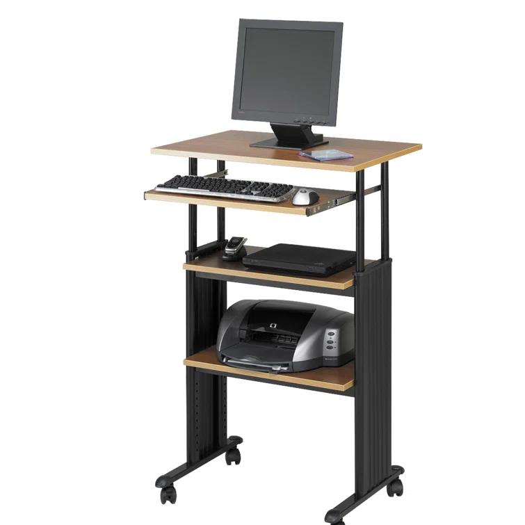 MUV Adjustable Stand-Up Workstation AV Cart