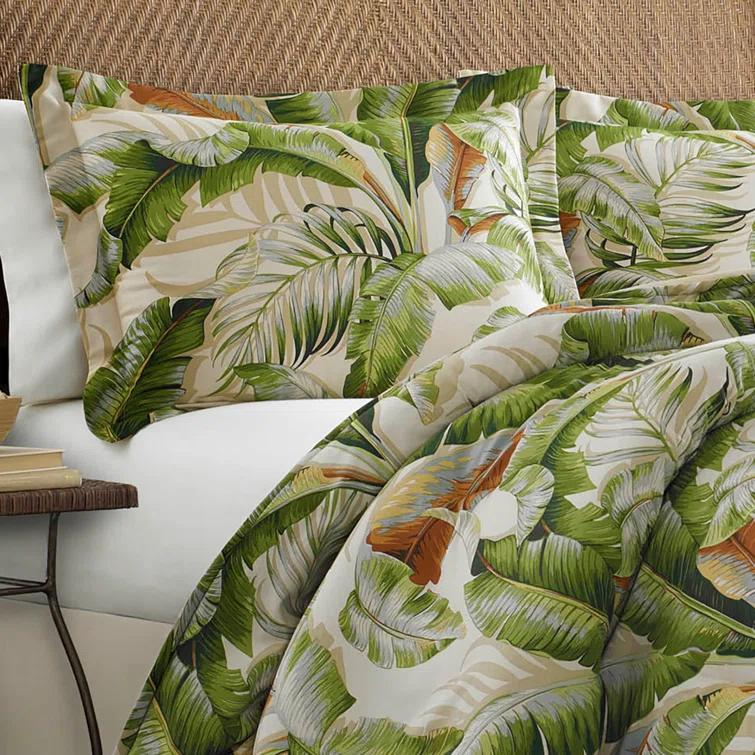 Tommy Bahama Home Tommy Bahama Palmiers Cotton Reversible 4 Piece Comforter Set