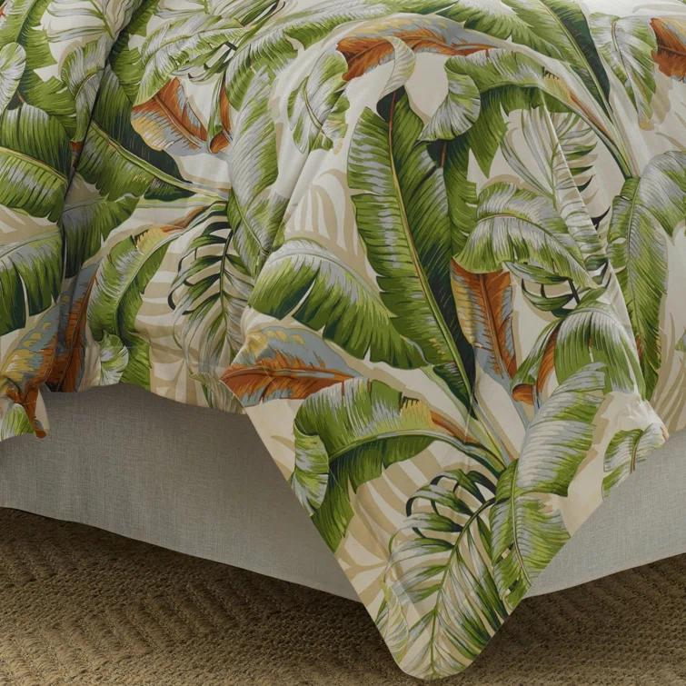 Tommy Bahama Home Tommy Bahama Palmiers Cotton Reversible 4 Piece Comforter Set