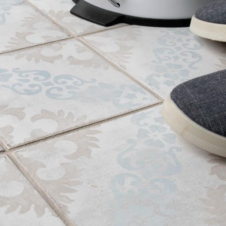 Barcelona 6" x 6" Porcelain Patterned Wall & Floor Tile