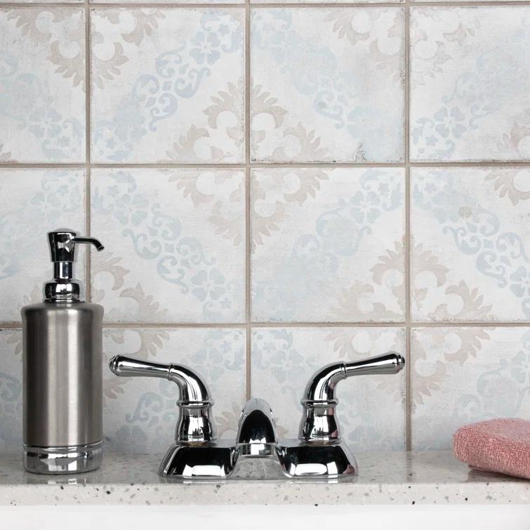 Barcelona 6" x 6" Porcelain Patterned Wall & Floor Tile