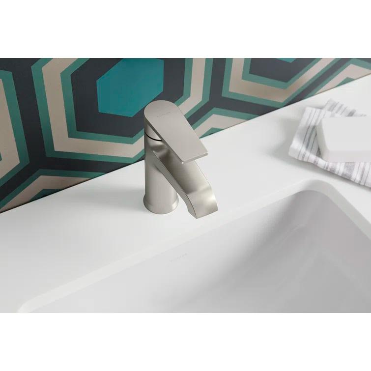 Kohler Hint Single-Handle Bathroom Faucet with Pop-Up Drain Assembly, One Hole Bathroom Sink Faucet, 1.2 gpm