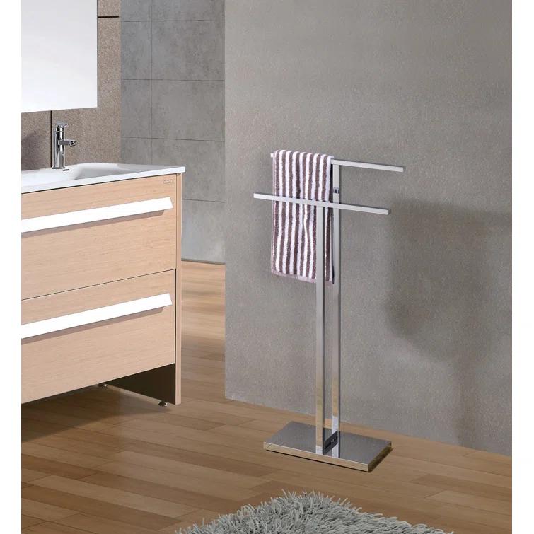 Mertzon Modern Metal Free-Standing Towel Rack Stand