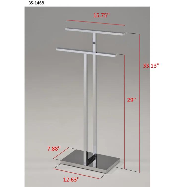 Mertzon Modern Metal Free-Standing Towel Rack Stand