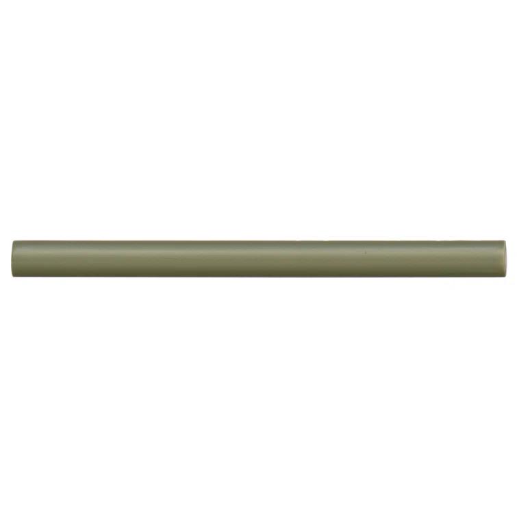 Reine 0.5" x 8" Ceramic Jolly Milter Edge Trim Border Tile