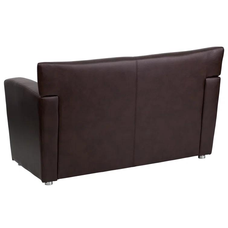 HERCULES Majesty Series LeatherSoft Loveseat with Extended Panel Arms