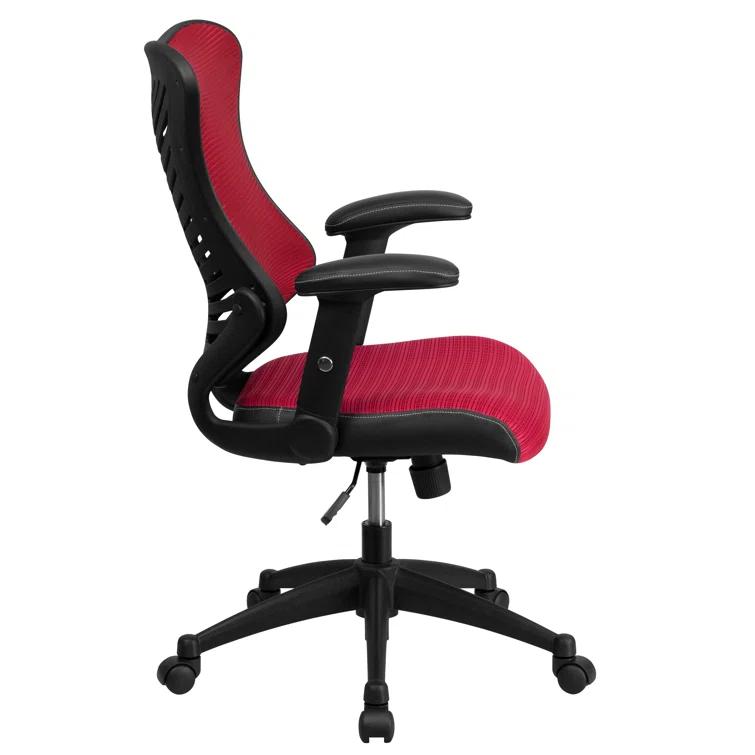 Flash Furniture Siwar High-Back Designer Ergonomic Office Chair with Adjustable Armrests