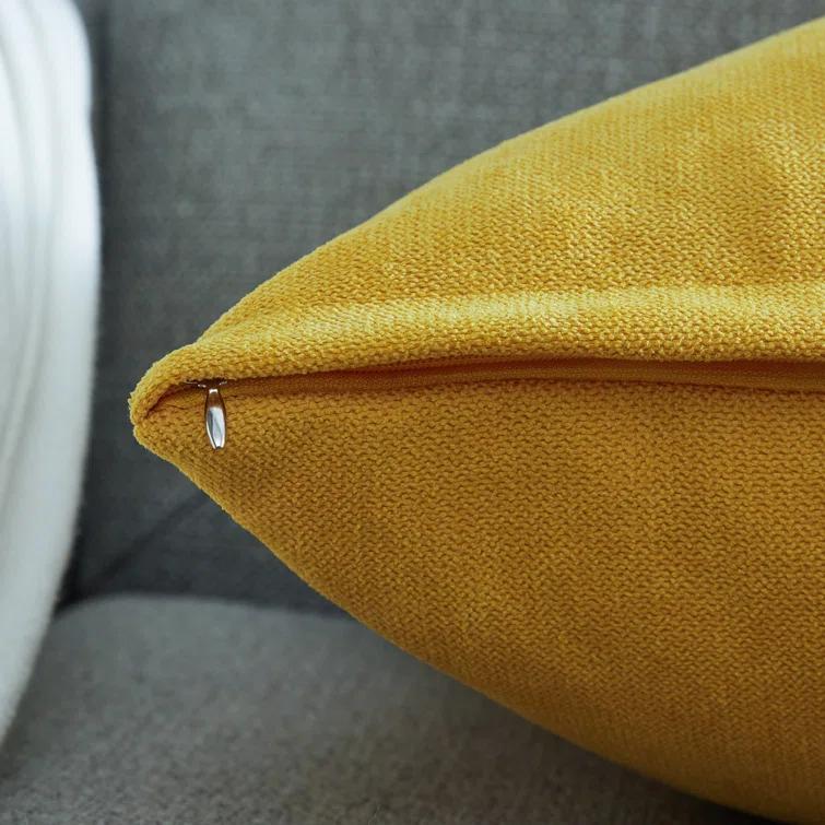 Square Chenille Pillow Cover (Set of 2)