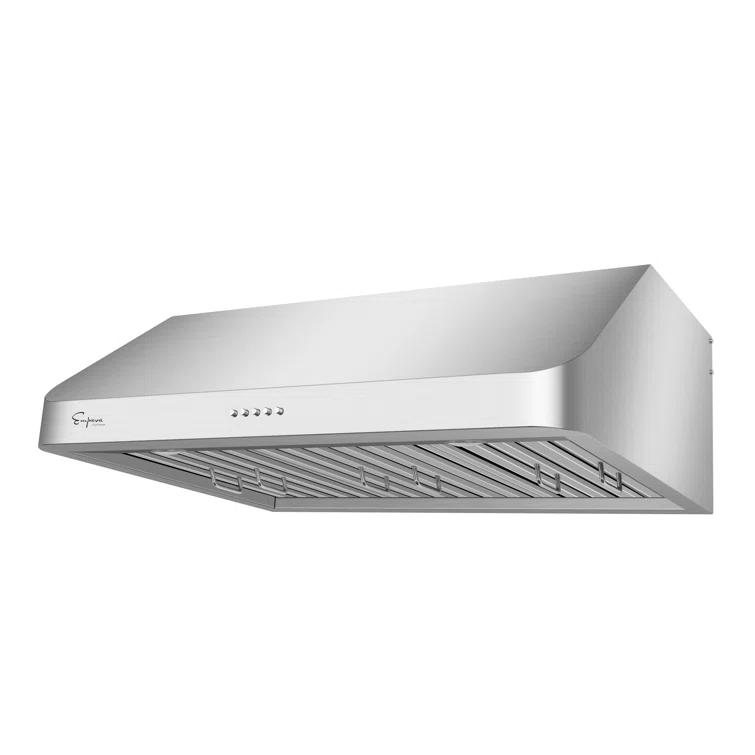 Empava 30" Metal 500 CFM Ducted (Vented) Wall Range Hood with Baffle Filter