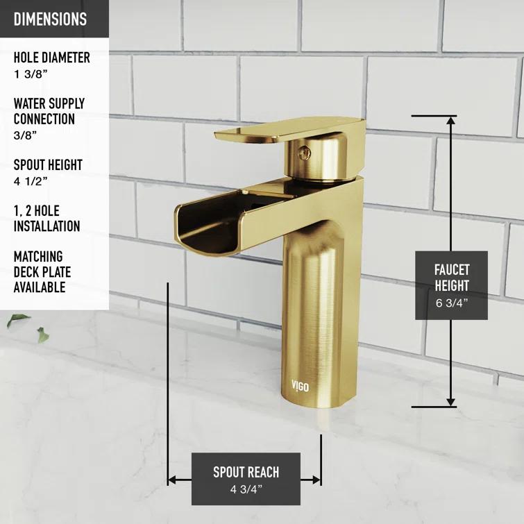 Ileana 7" H Single Handle Single Hole Bathroom Faucet