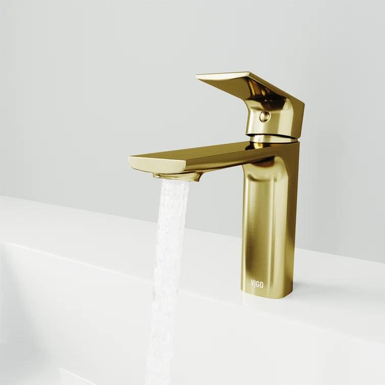 Davidson 6" H Single Handle Single Hole Bathroom Faucet
