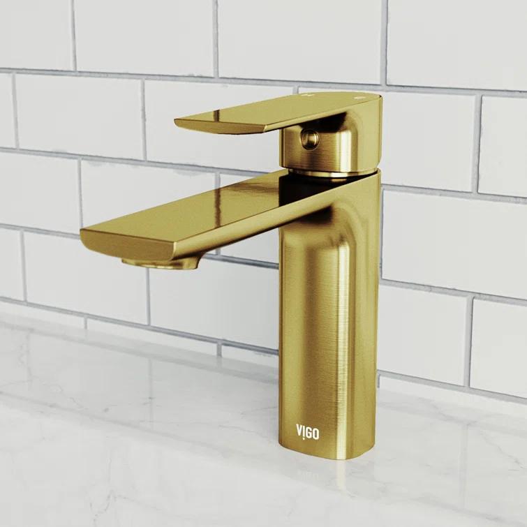Davidson 6" H Single Handle Single Hole Bathroom Faucet