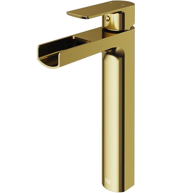 Amada Single Handle Vessel Sink Bathroom Faucet