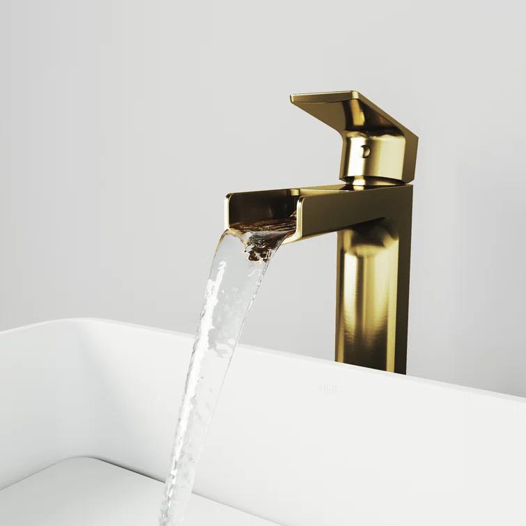 Amada Single Handle Vessel Sink Bathroom Faucet