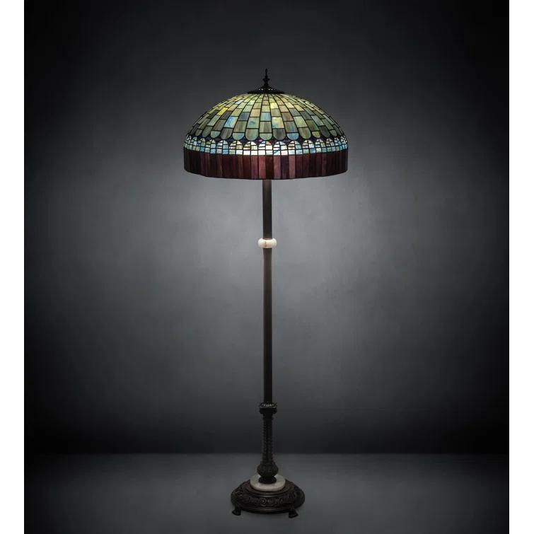 229127 Meyda 62" High Tiffany Candice Floor Lamp
