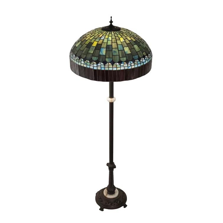 229127 Meyda 62" High Tiffany Candice Floor Lamp