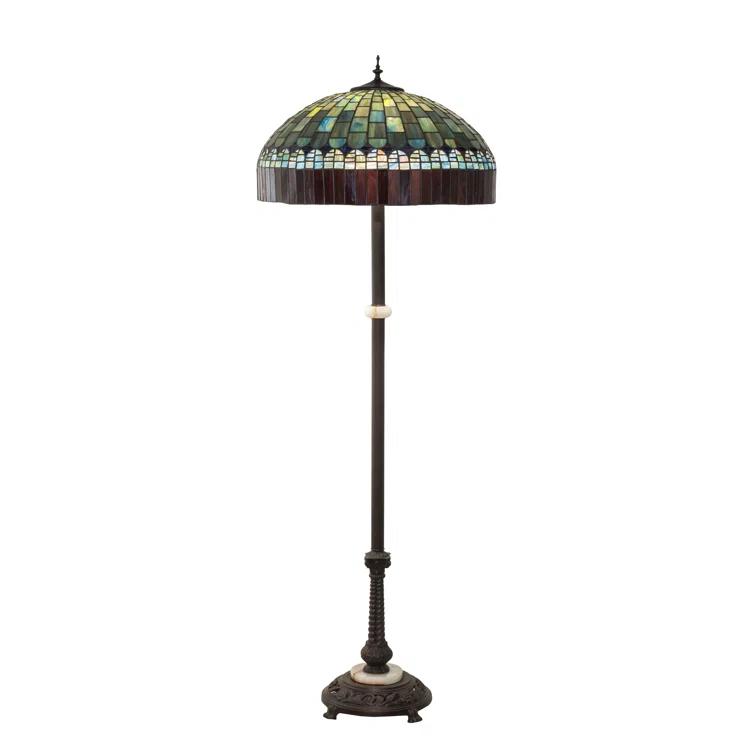 229127 Meyda 62" High Tiffany Candice Floor Lamp