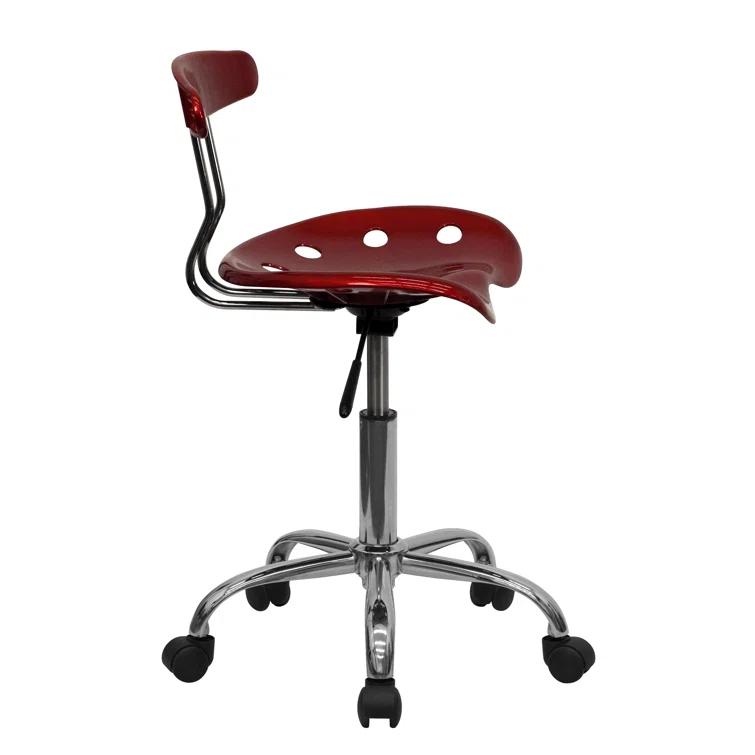 Flash Furniture Bonavant Adjustable Swivel Chair for Desk and Office with Tractor Seat