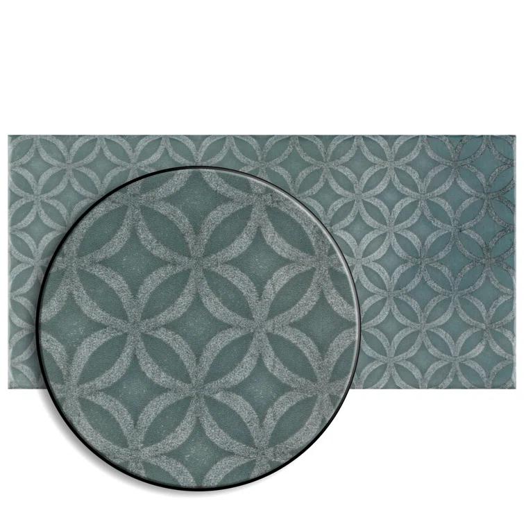 Merola Tile Camden 4" x 8" Ceramic Patterned Subway Wall Tile