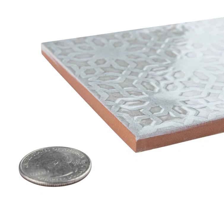 Camden 4" x 8" Ceramic Patterned Subway Wall Tile