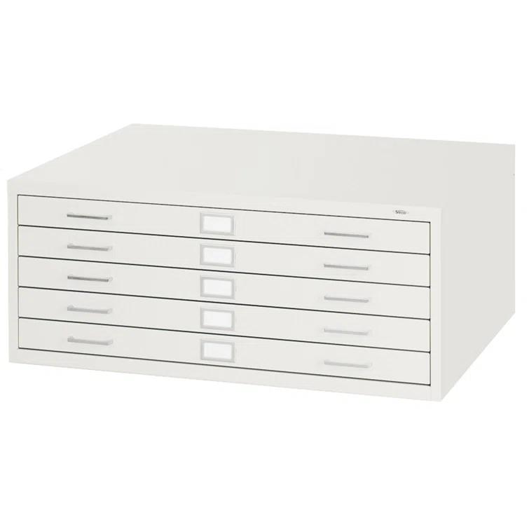 Five-Drawer Flat File Filing Cabinet