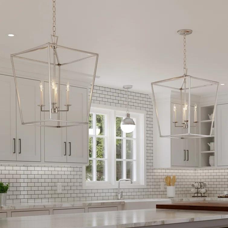 Gala Pendant Light - Brushed Nickel / 17"W