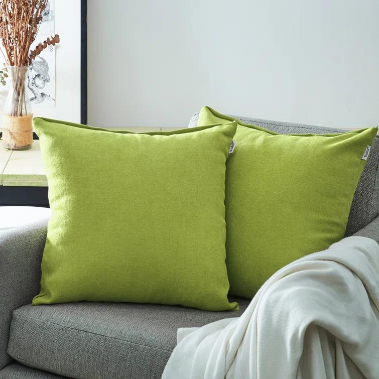 Square Chenille Pillow Cover (Set of 2)
