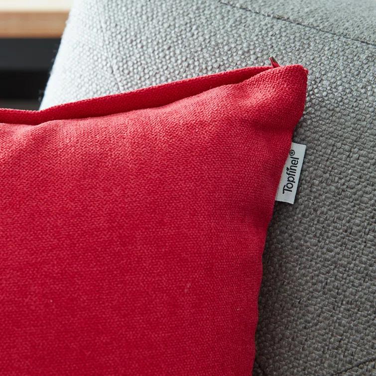 Square Chenille Pillow Cover (Set of 2)