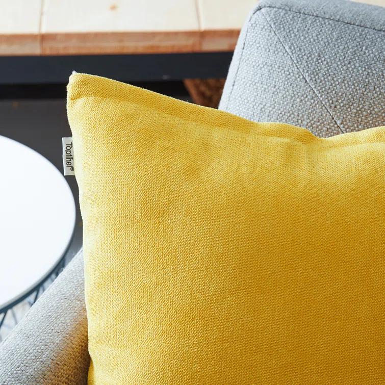 Square Chenille Pillow Cover (Set of 2)