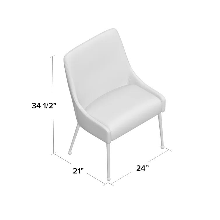 Rickyah 19.5'' H Velvet Upholstered Side Chair