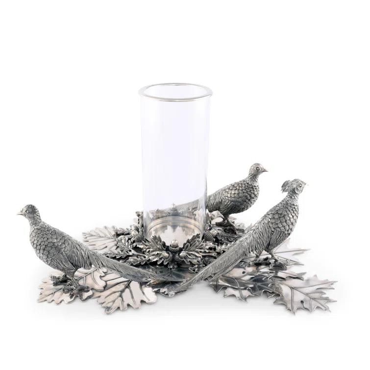Vagabond House Morning Hunt 10'' H Tabletop Hurricane