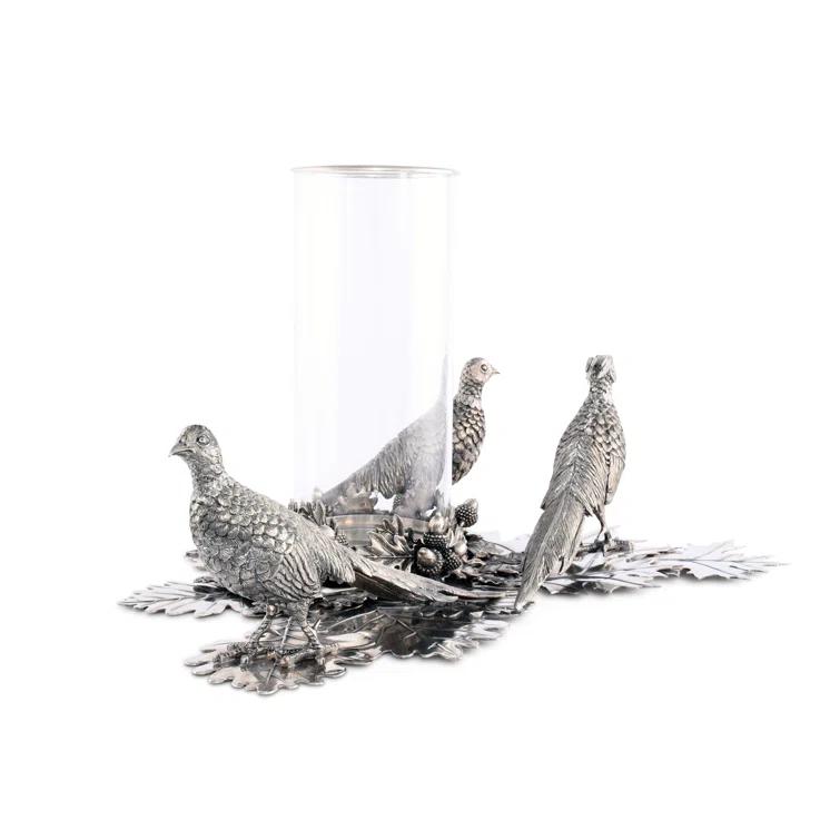 Vagabond House Morning Hunt 10'' H Tabletop Hurricane